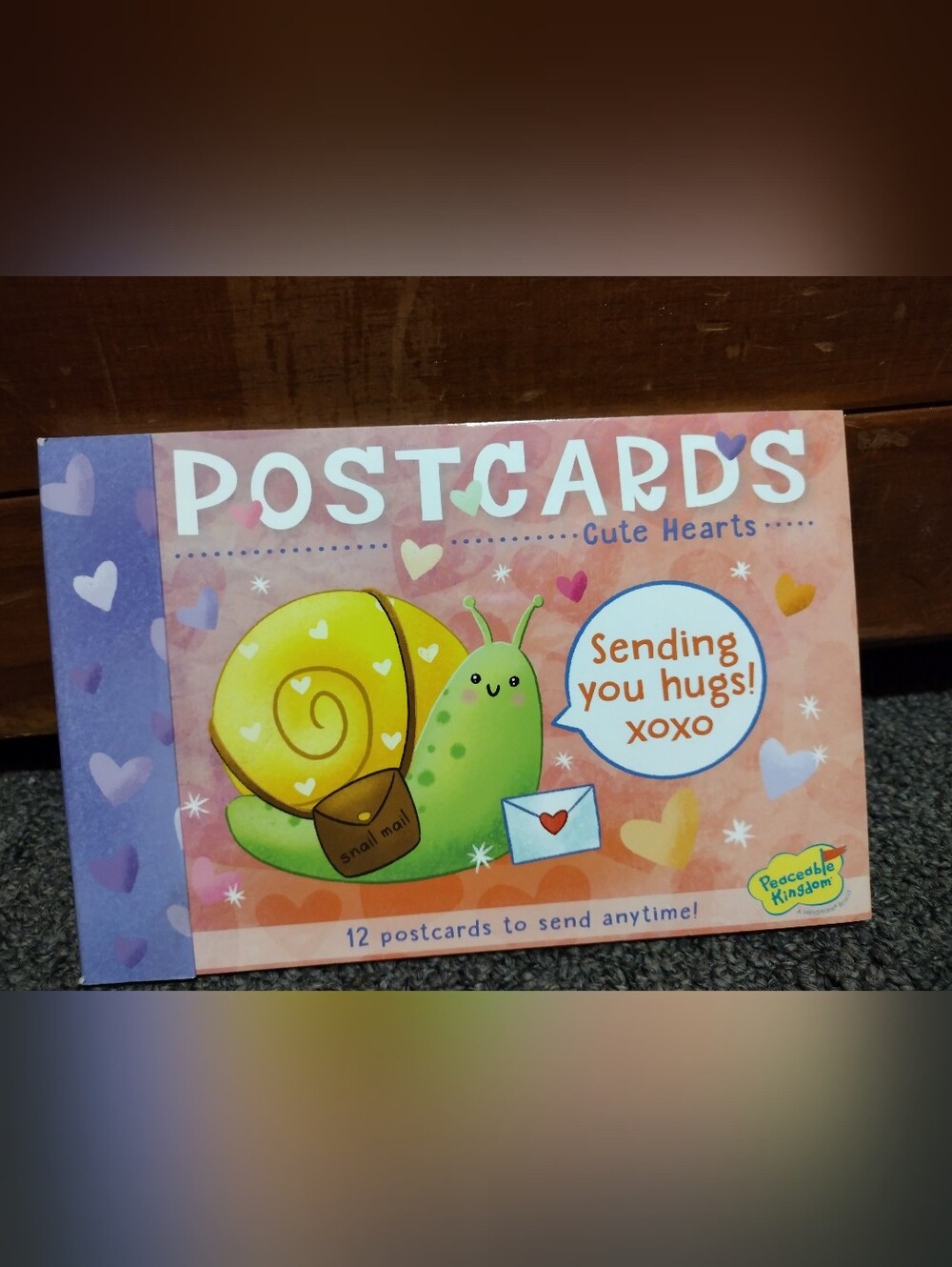 Mindware Cute Hearts Postcards 12 CT